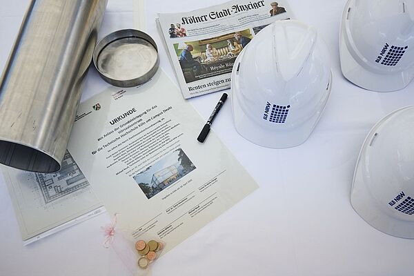 Start für den neuen Campus Köln-Deutz Grundsteinlegung TH Köln