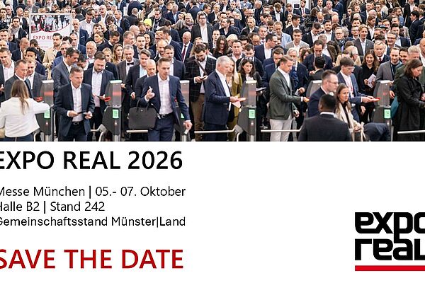 Vorankündigung Messebeteiligung EXPO REAL 2026 assmann gruppe auf der EXPO REAL 2026