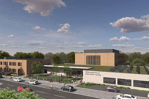 Vertragsunterschrift Radevormwald Startschuss Bildungszentrum Elberfelder Straße