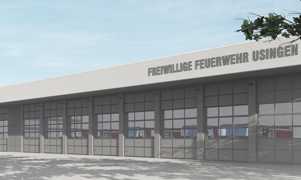 Neubau Usingen Spatenstich für Feuerwehrzentrum in Usingen