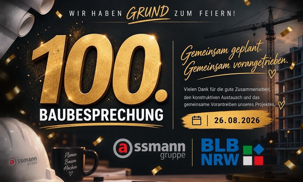 BUW-Modul u: 100. Besprechung 100. Baubesprechung