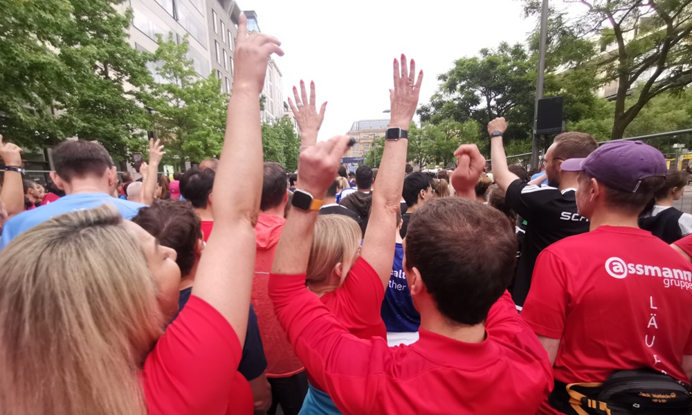 Team Frankfurt nimmt am J.P. Morgan Lauf teil J.P. Morgan-Lauf mit Frankfurter Beteiligung